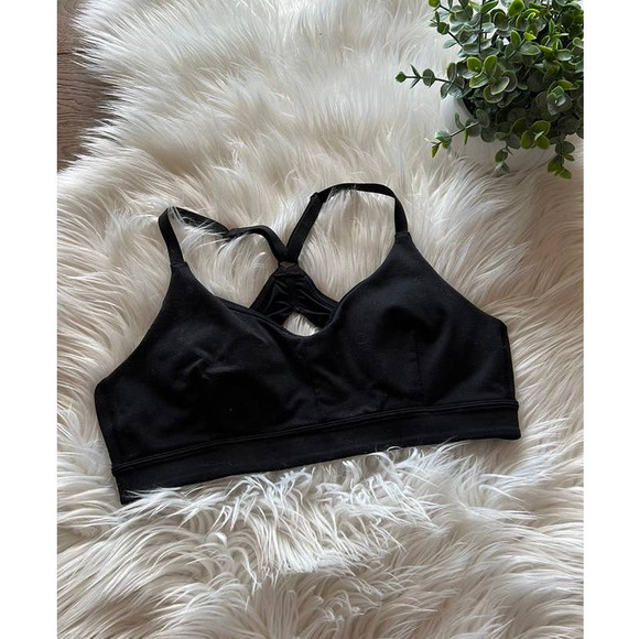 Zella Black Sports Racer back Bra Adjustable straps size M - Picture 1 of 4